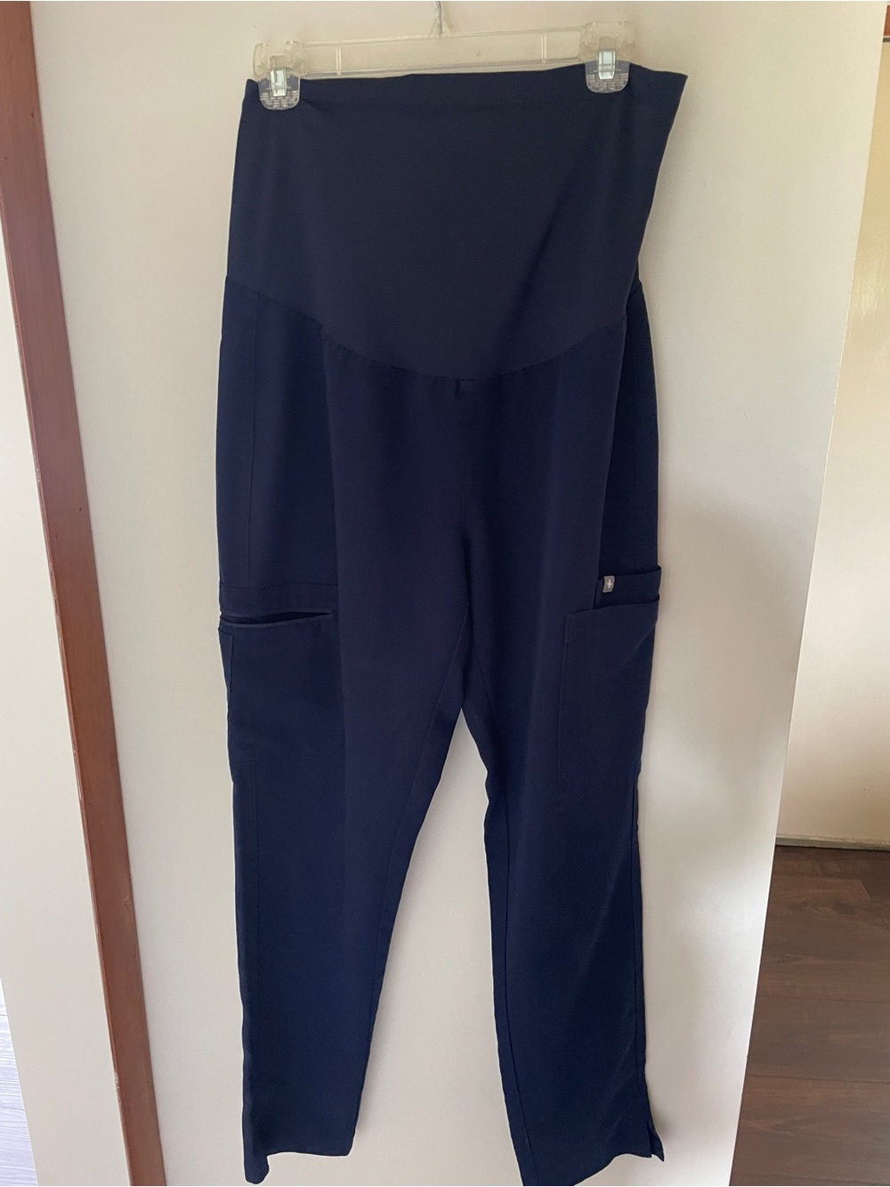 Figs Maternity Yola Scrub Bottoms Navy